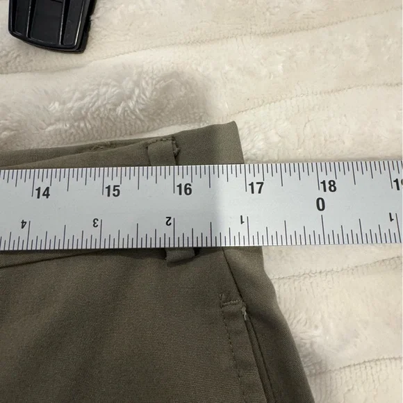 Brooks Brothers Poplin Cotton Blend Suit Size 39R 34x30 Olive Green Cuff Pant